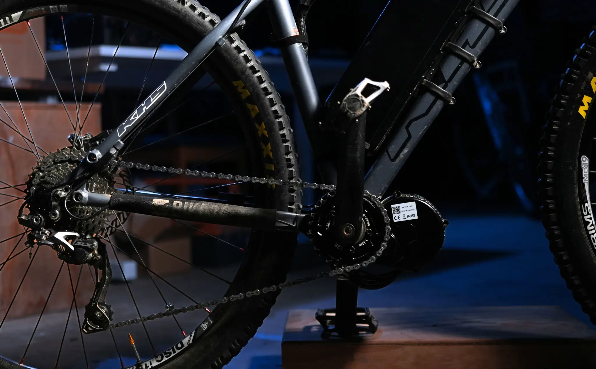 Drivetrain and mid-drive motor placement